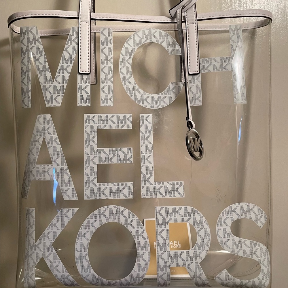 Clear Michael Kors clear Tote